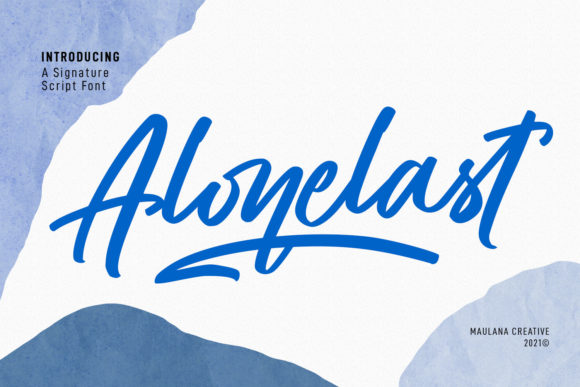 Alonelast: A Script Font That Elevates Digital Design