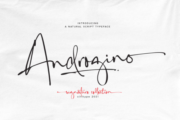 Androgino: A Sleek Handwritten Font for Delicate Brand Moments