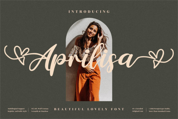 Aprilisa: A Handwritten Font That Feels Like a Quiet Conversation
