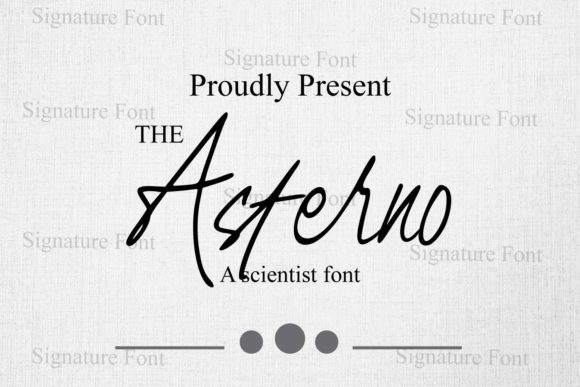 Asterno: A Thoughtful Handwritten Font for Meaningful Brand Moments