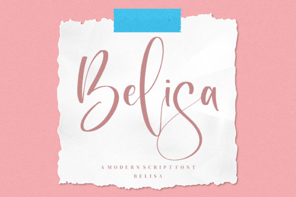 Belisa: A Script Font for Editorial Elegance