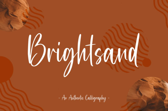 Brightsand: A Handwritten Font That Feels Like a Thoughtful Signature