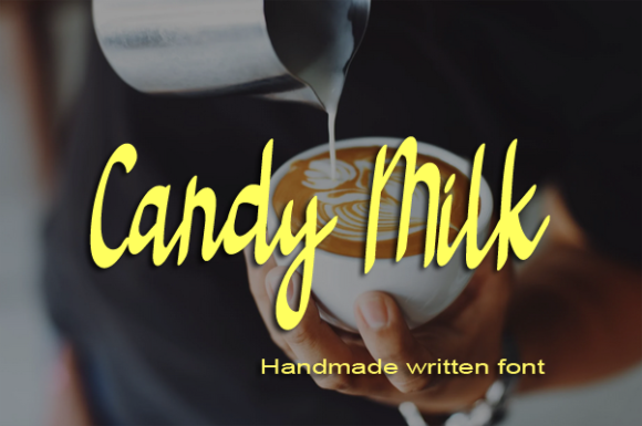 Candy Milk: A Script Font That Elevates Digital Branding