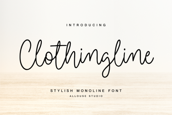 Clothingline: A Script Font That Makes Your Campaign Feel Human