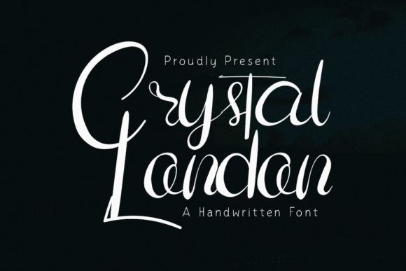 Crystal London: A Luxurious Handwritten Typeface for Digital Elegance
