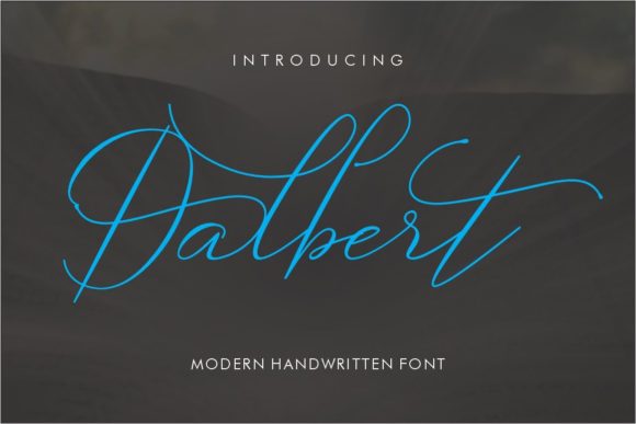 Dalbert: A Dainty Script Font That Adds Romance to Real Branding