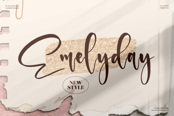 Emelyday: A Script Font for Campaign Creativity
