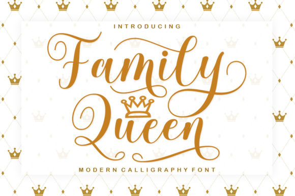 Family Queen: A Refined Script Font for Elegant Branding