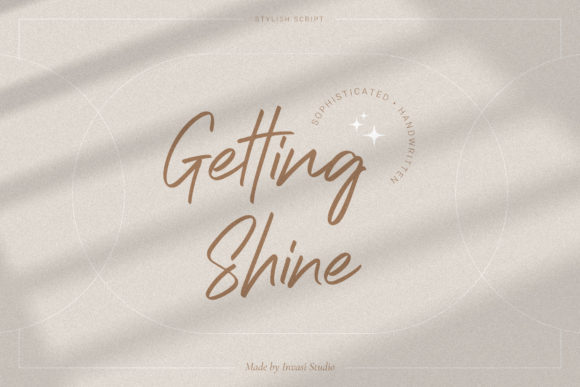 Getting Shine: A Handwritten Font That Feels Like Home