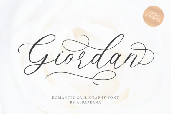 Giordan: A Delicate Script Font for Digital Branding