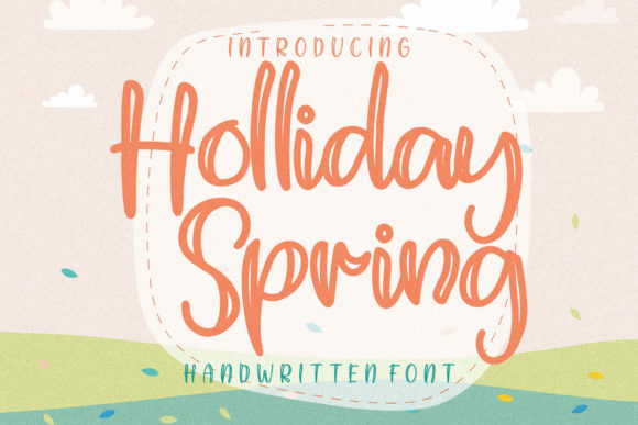 Holliday Spring: A Romantic Script Font for Scroll-Stopping Campaigns