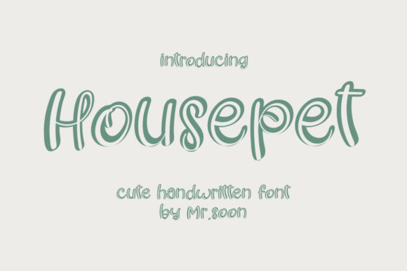 Housepet: A Handwritten Font That Builds Brand Warmth