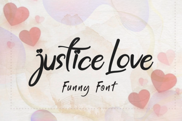 Justice Love: A Refined Script Font for Polished Branding