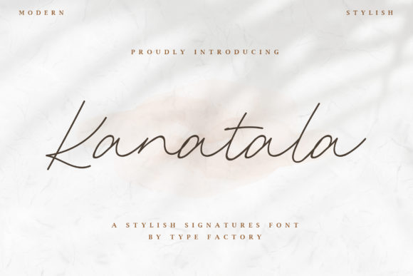 Kanatala: A Handwritten Font That Makes Your Brand Feel Thoughtful