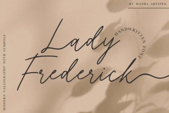 Lady Frederick: A Graceful Script Font for Digital Branding