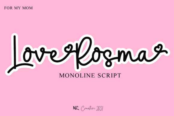 Love Rosma: A Handwritten Font That Elevates Handmade Products