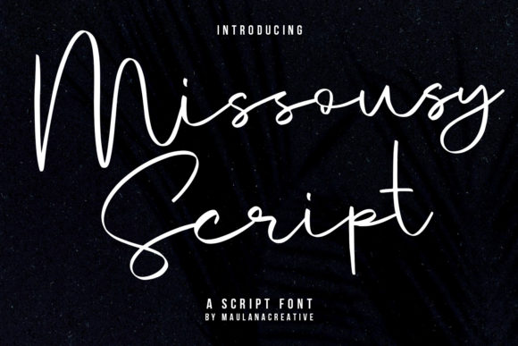 Missousy: A Sweet Script Font for Small Business Branding
