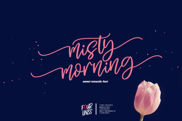Misty Morning: A Romantic Handwritten Font for Scroll-Stopping Campaigns