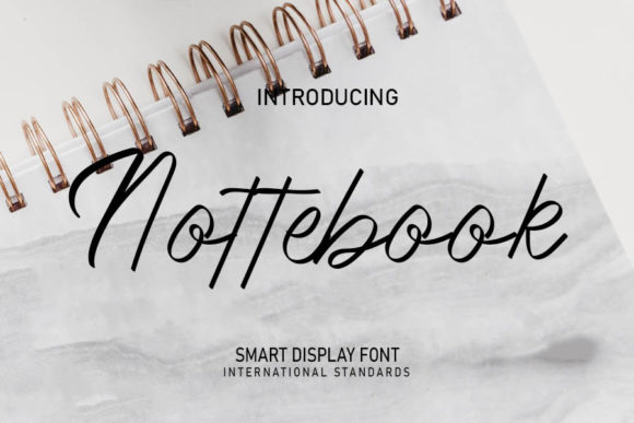 Nottebook: A Dainty Script Font That Elevates Your Brand
