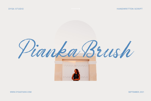Pianka Brush: A Script Font for Campaign Creativity
