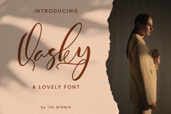 Qasky: A Refined Script Font for Handmade Brands