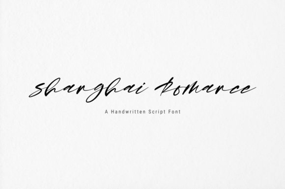 Shanghai Romance: A Delicate Script for Digital Branding