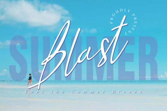 Summer Blast: A Handwritten Font That Delivers Warmth & Clarity