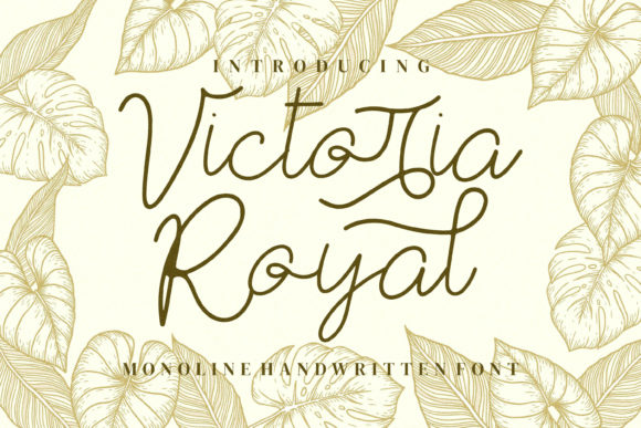 Victoria Royal: A Refined Script Font for Campaign Headlines