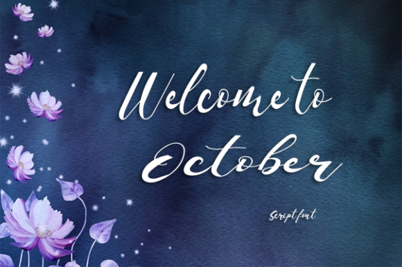 Welcome to October