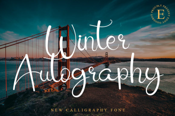 Winter Autography: A Refined Script Font for Handmade Brands